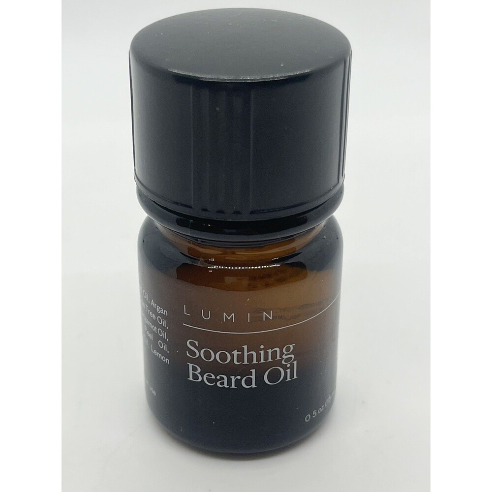Lumin Soothing Beard Oil 15ml NEW Grooming Hydrating Soft Beard Care